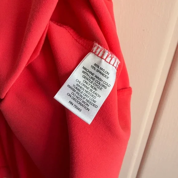 Cynthia Rowley Vibrant Coral Mini Dress - Picture 5 of 6